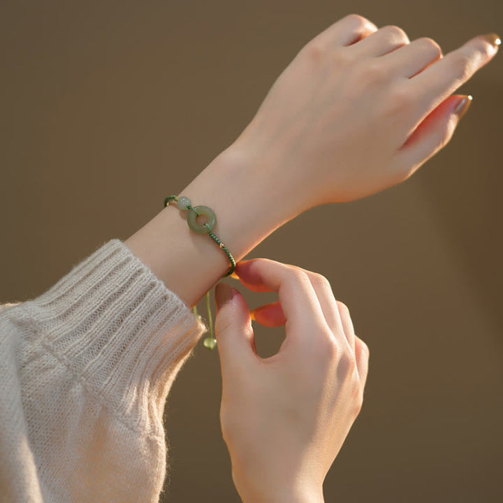 Armband Jade Lotus – Glück & Frieden