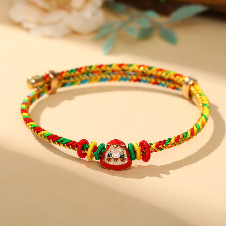 Armband bunt Zongzi Glück elastisch farbig traditionell chinesisch Glücksbringer