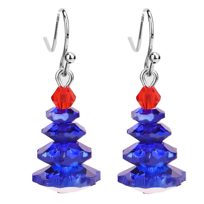 Ohrringe Amethyst Weihnachtsbaum