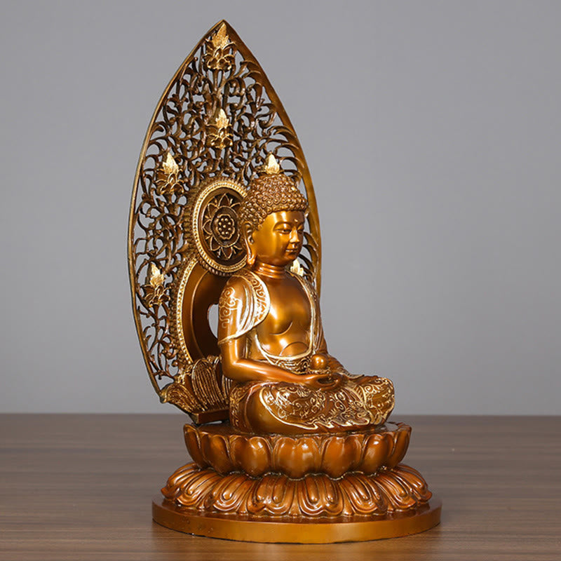 Amitabha Buddha Medizin Kupfer Serenität Geschenk