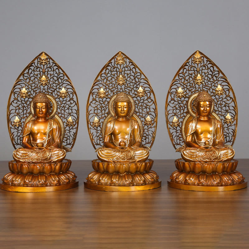 Amitabha Buddha Medizin Kupfer Serenität