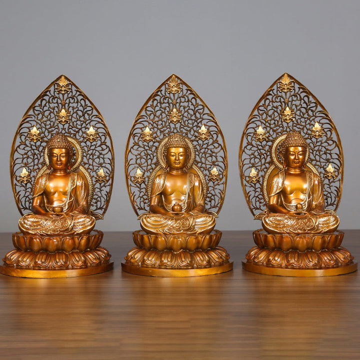 Amitabha Buddha Medizin Kupfer Serenität