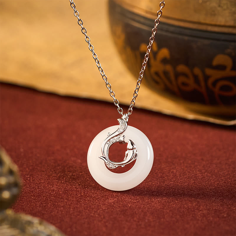 Anhänger Kette Buddha Koi-Fisch Schließe – Frieden
