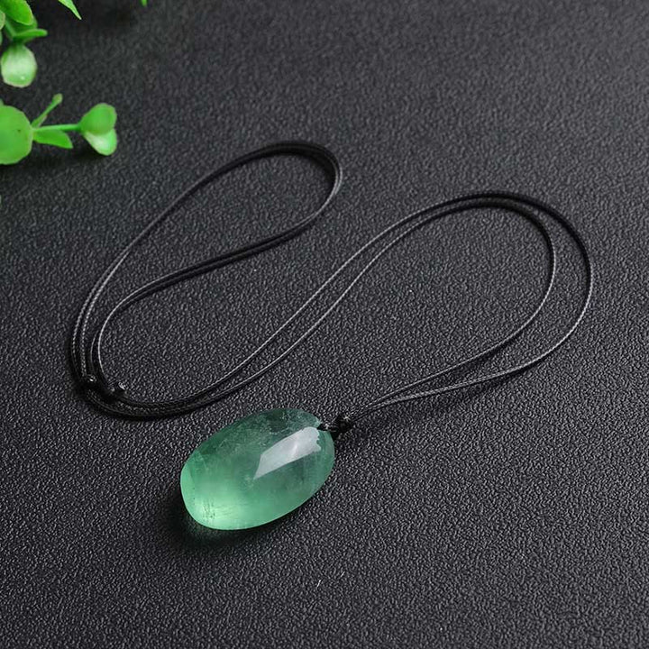 Anhänger Kette Fluorit Buddha