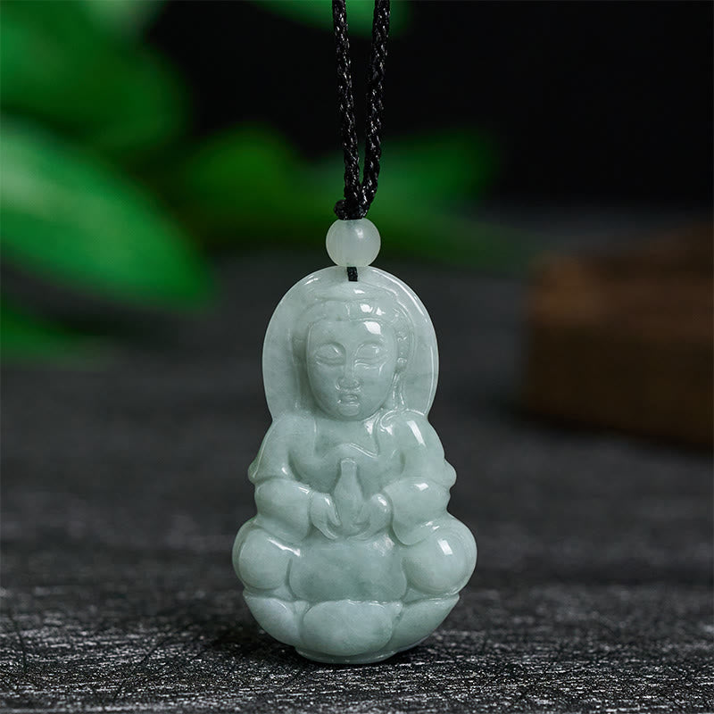Anhänger Kette Jade Kwan Yin – Harmonie