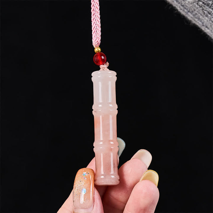 Anhänger Kette Rosenquarz Jade Buddha – Schutz