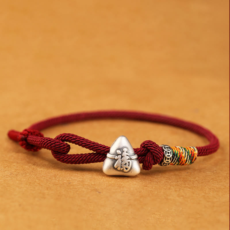Armband 925 Silber Fu-Zeichen – Zongzi
