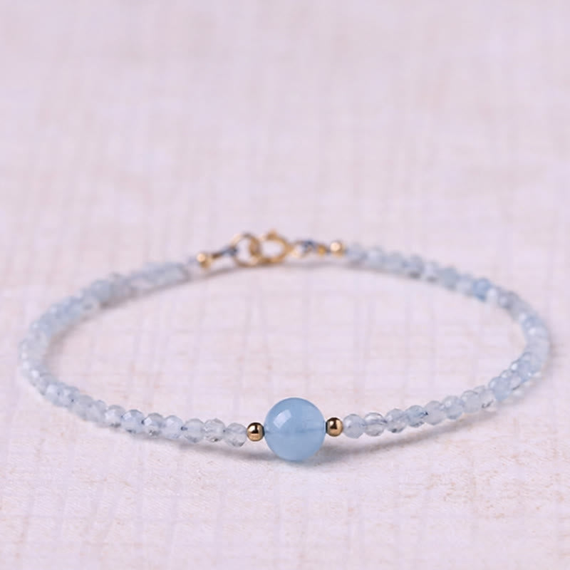 Armband Aquamarin – Frieden & Energie