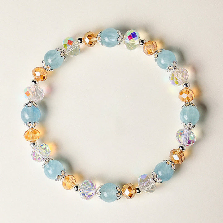 Armband Aquamarin Kristall – Frieden