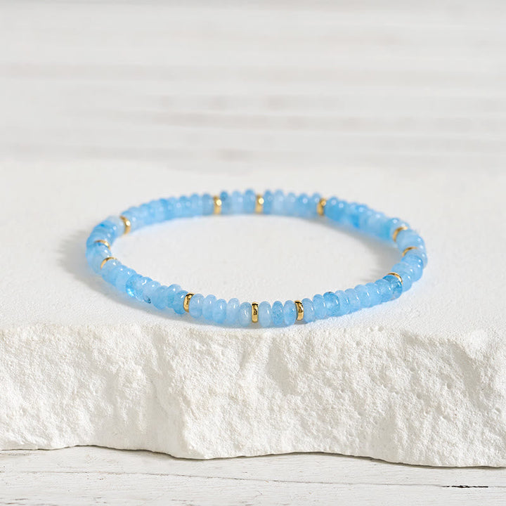 Armband Aquamarin Perle