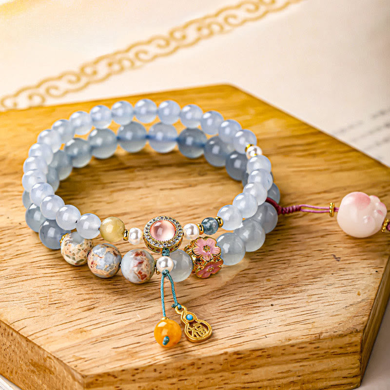 Armband Chalcedon Fu-Zeichen – Heilung