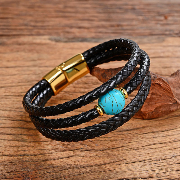 Armband Tigerauge Amethyst – Balance Energie