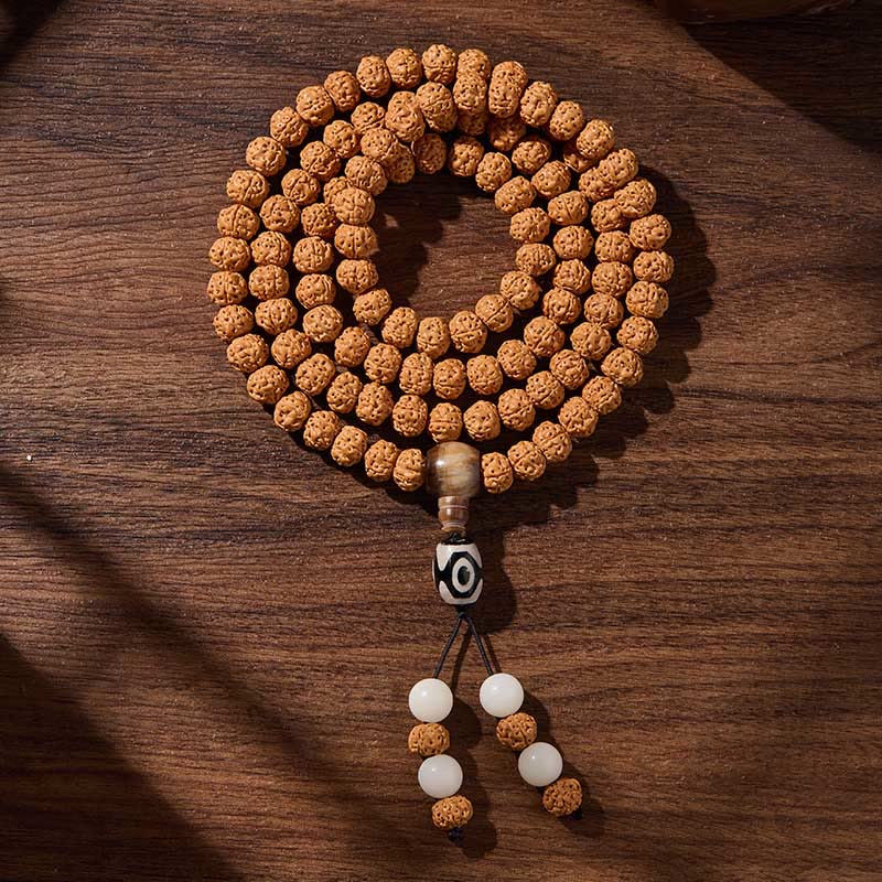 Armband Bodhi-Samen Dzi-Perle – Glück