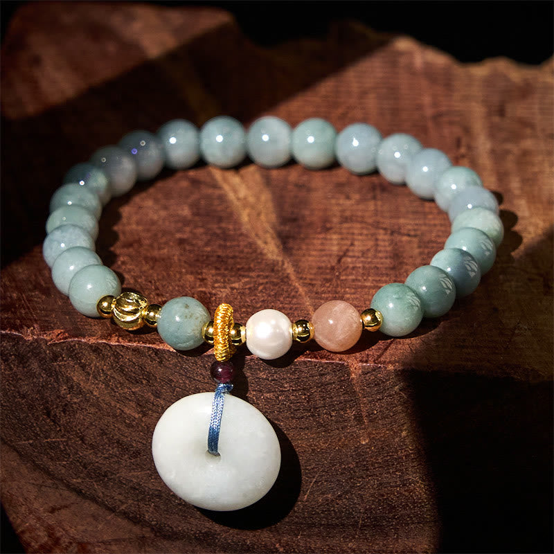 Armband Jade Friedensknoten – Glück & Frieden