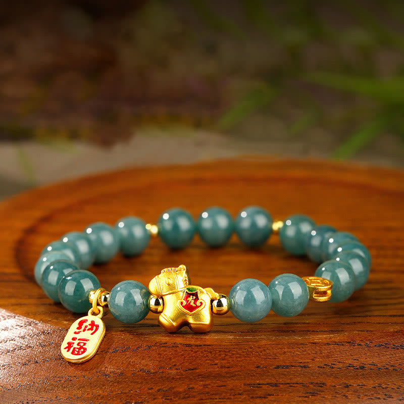 Armband Jade – Fülle & Wohlstand Jade(Wrist Circumference: 15cm)