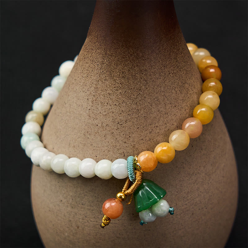 Armband Jade Lotus – Glück & Frieden & Energie