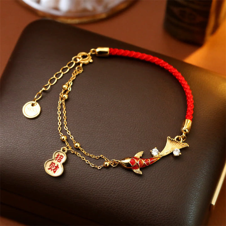 Armband Koi Fisch – Glück & Wohlstand Stärke