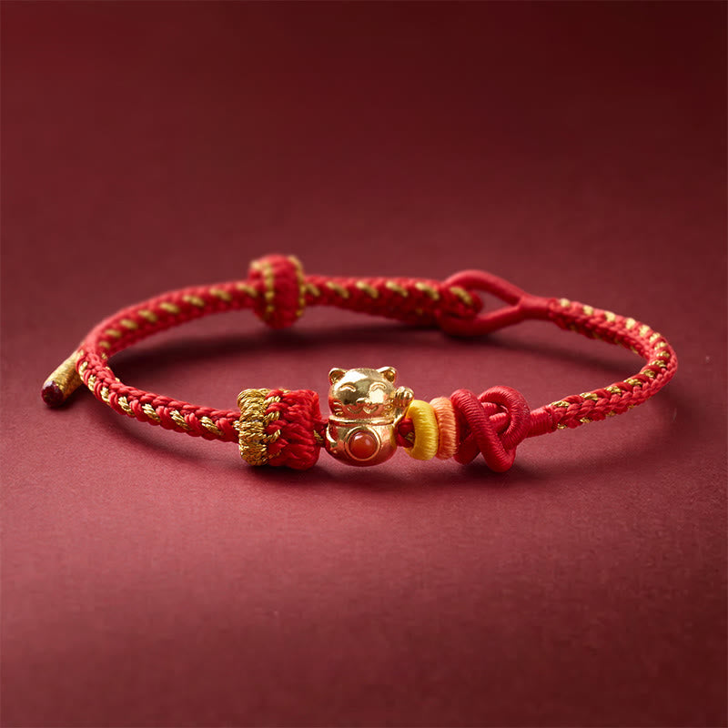 Armband Kupfer Katze – Glück