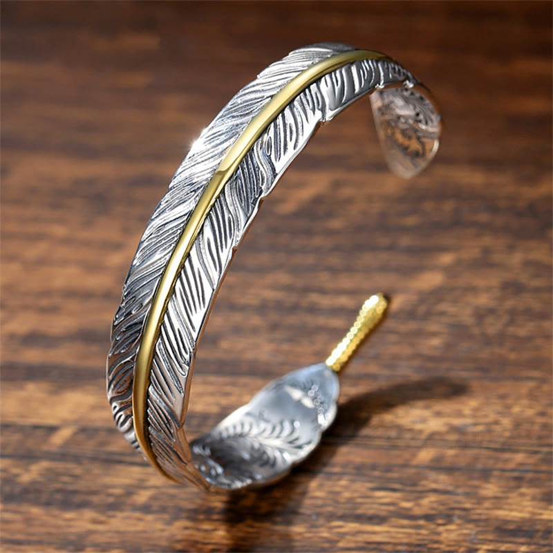 Armband Kupfer Buddha Federmuster Glück Reichtum Schutz Handgelenk Schmuck