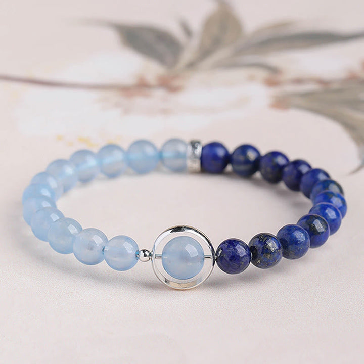 Armband Lapislazuli Aquamarin – Heilung