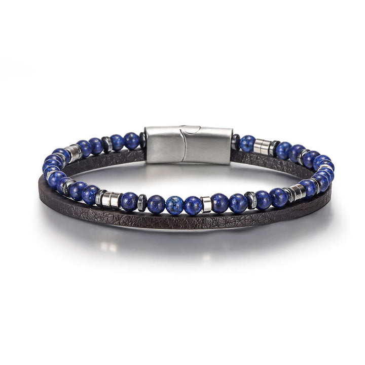 Armband Lapislazuli Tigerauge – Balance