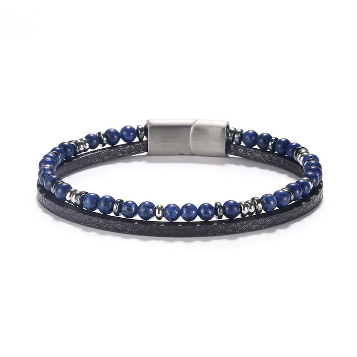 Armband Lapislazuli Tigerauge – Balance Lapis Lazuli(Wrist Circumference: 18-19cm)