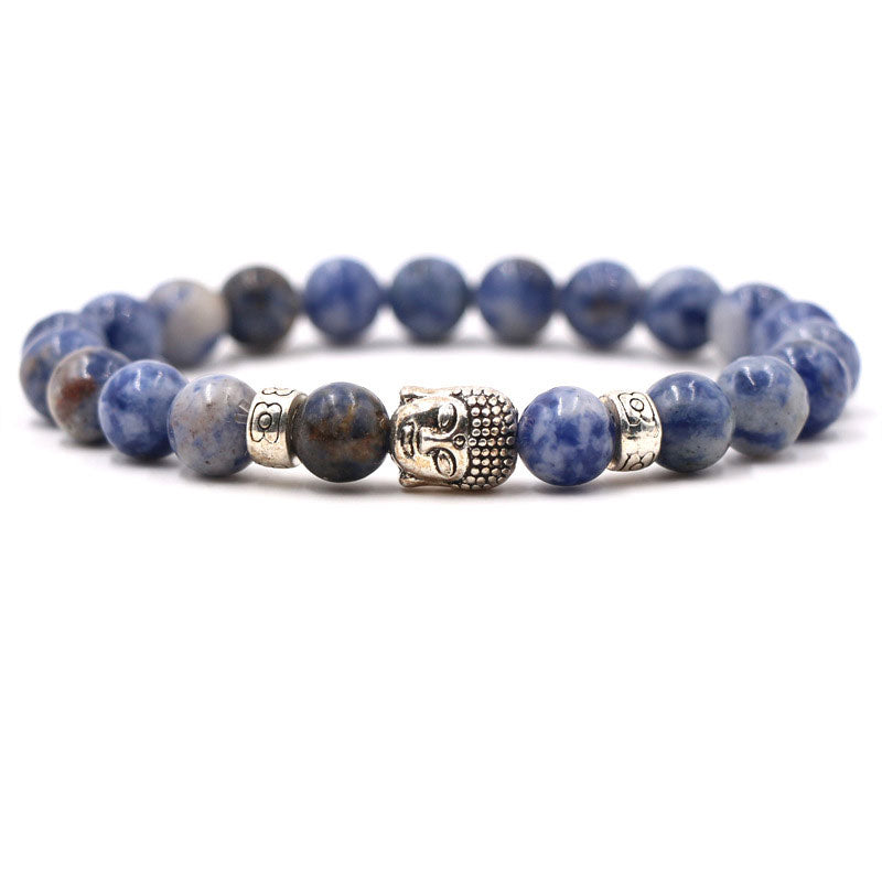 Armband Lila Achat – Schutz Lazurite