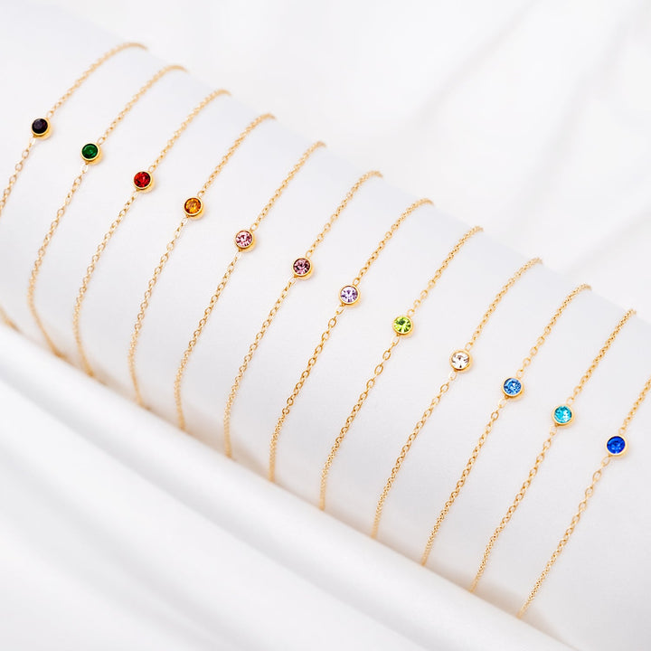 Armband mit Geburtsstein Farben