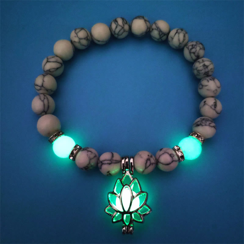 Armband Türkis Lotus – Schutz – Energie