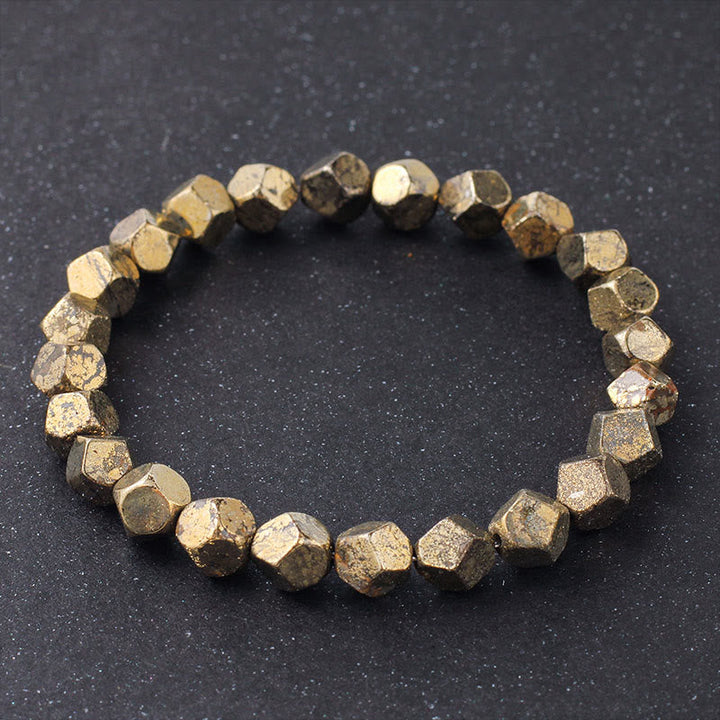 Armband Pyrit Buddha – Schutz & Vertrauen