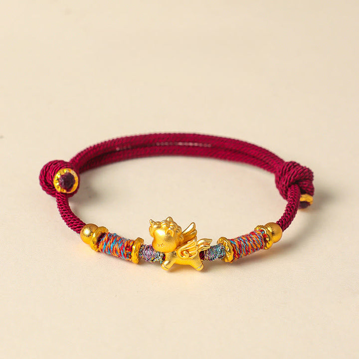 Armband Pferd 999 Silber Vergoldet – Schutz