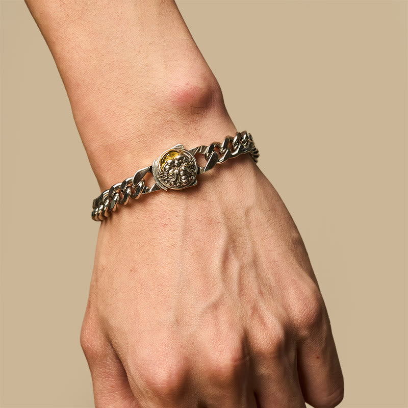 Pixiu Armband Kupfer am Handgelenk getragen Fengshui Glück Wohlstand Energie