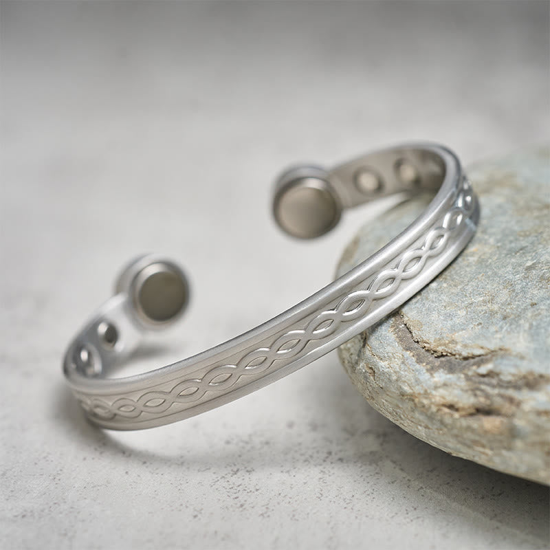 Armband Kupfer Glück Balance Segen magnetisch Unendlichkeitsmuster Schmuck Stein Hintergrund