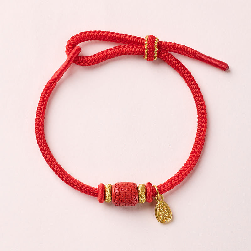 Rotes Armband Kupfer Om Mani Padme Hum Glück Energie Schutz Anhänger