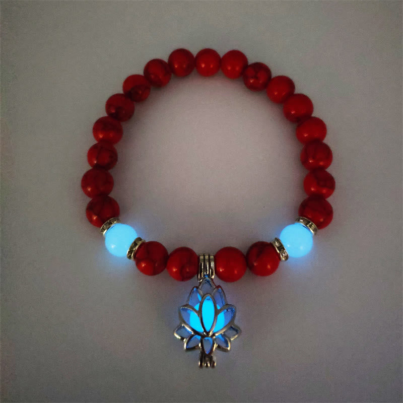 Armband Türkis Lotus – Schutz – Energie