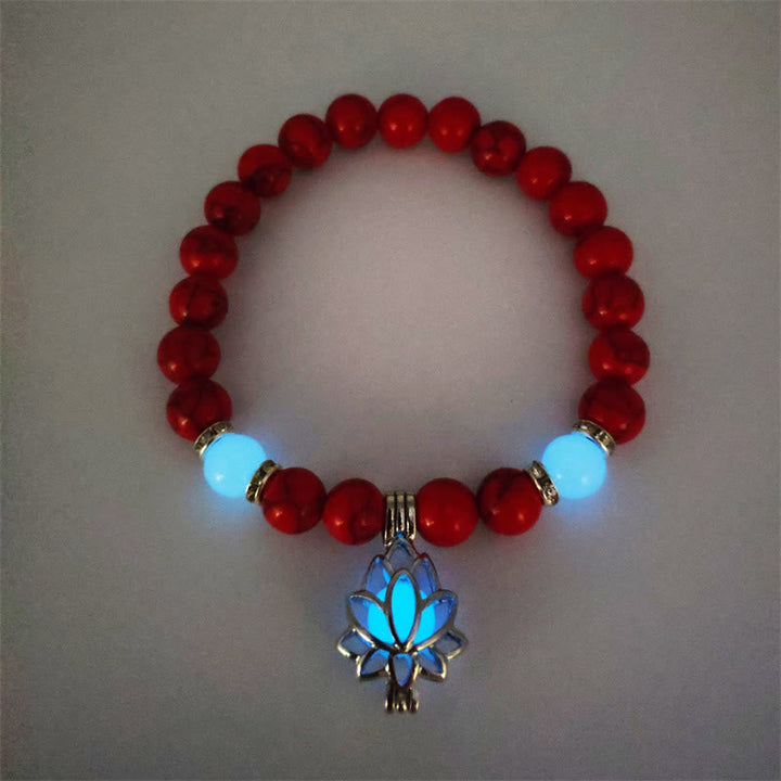 Armband Türkis Lotus – Schutz – Energie