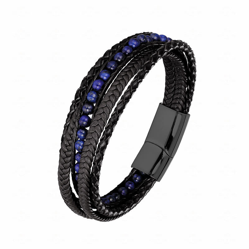 Armband Tigerauge Amazonit – Stärke