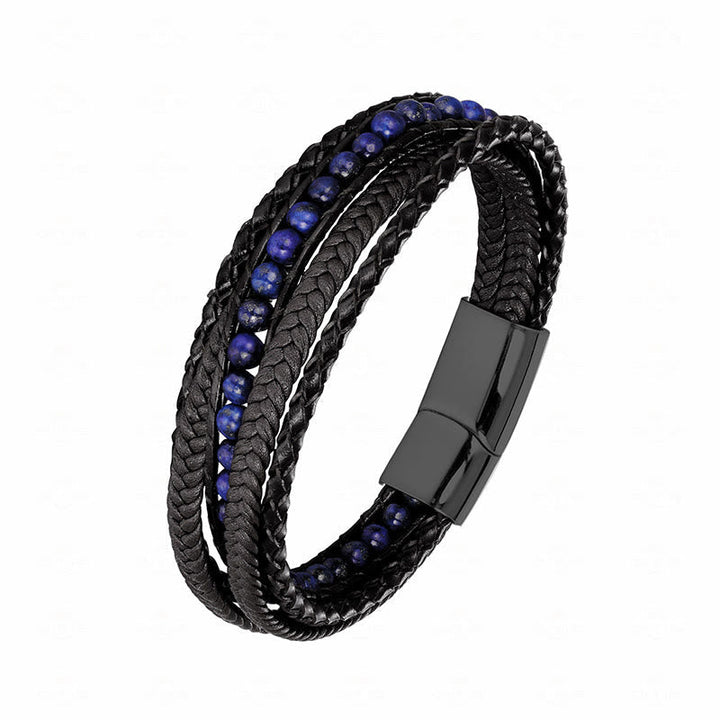 Armband Tigerauge Amazonit – Stärke