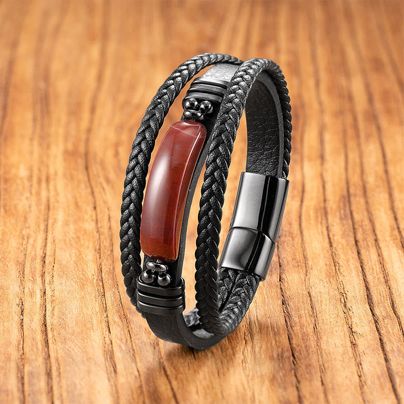 Armband Lapislazuli Hämatit – Stärke