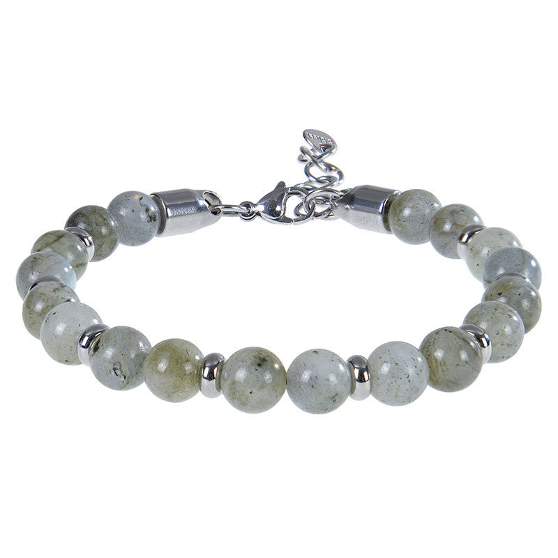 Armband Tigerauge Tiger Various – Schutz Moonstone(Wrist Circumference:17-20 cm)