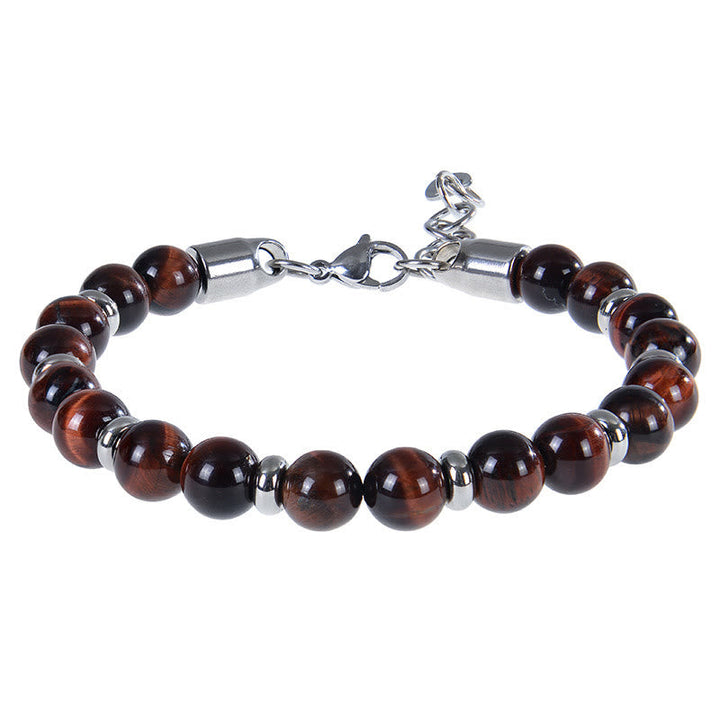 Armband Tigerauge Tiger Various – Schutz Red Tiger Eye(Wrist Circumference:17-20 cm)