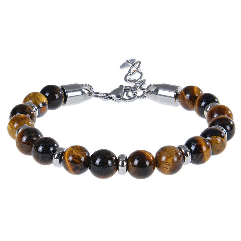 Armband Tigerauge Tiger Various – Schutz Tiger Eye(Wrist Circumference:17-20 cm)