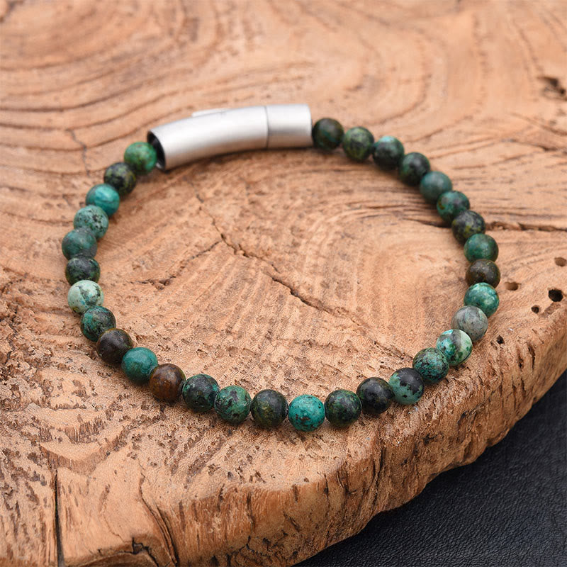 Armband Tigerauge Türkis – Positivität Green Tiger Eye(Wrist Circumference:17-18cm)