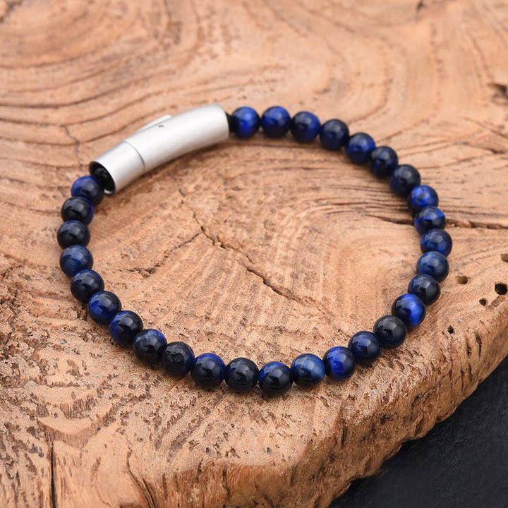 Armband Tigerauge Türkis – Positivität