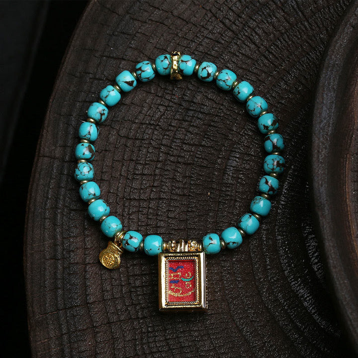 Armband Türkis Fu-Zeichen – Schutz