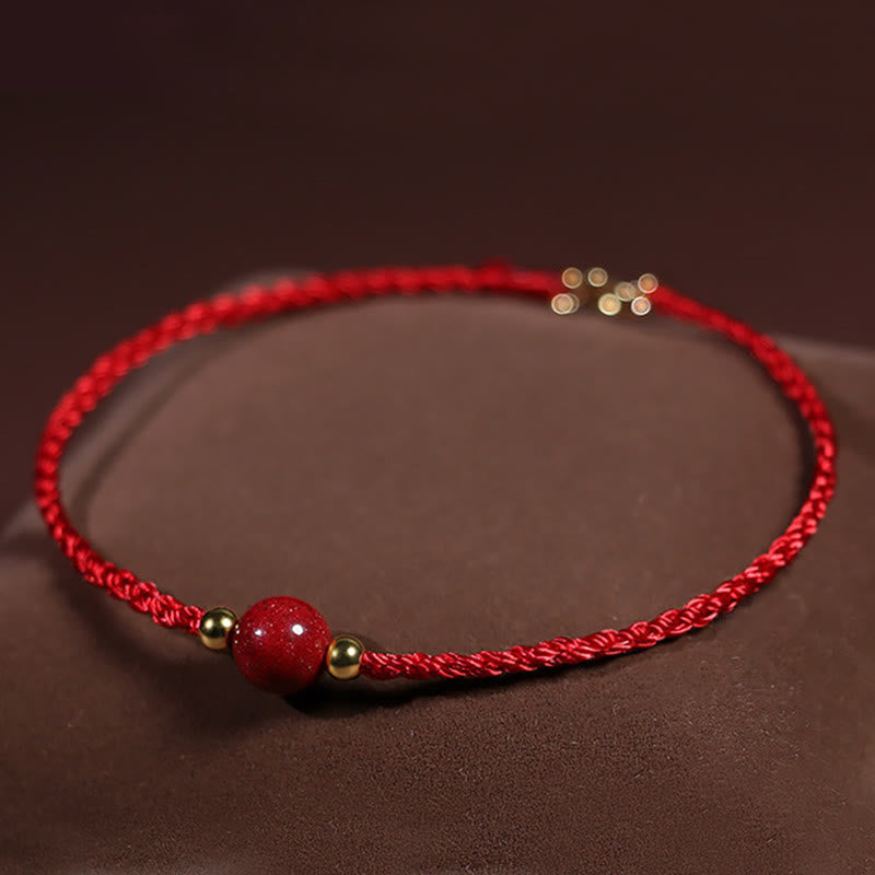 Armband Zinnober Rotes Band Red String(Wrist Circumference: 14-15 cm)