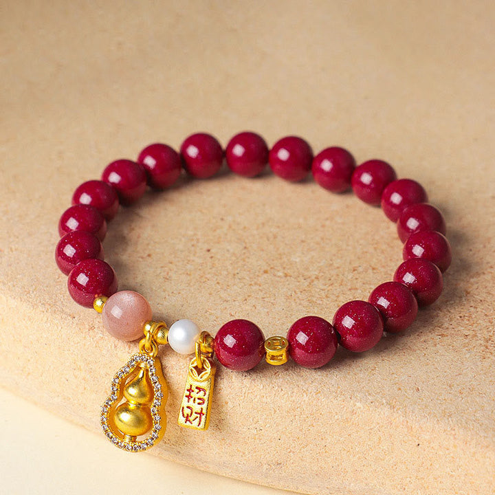 Armband Zinnober – Segen & Glück