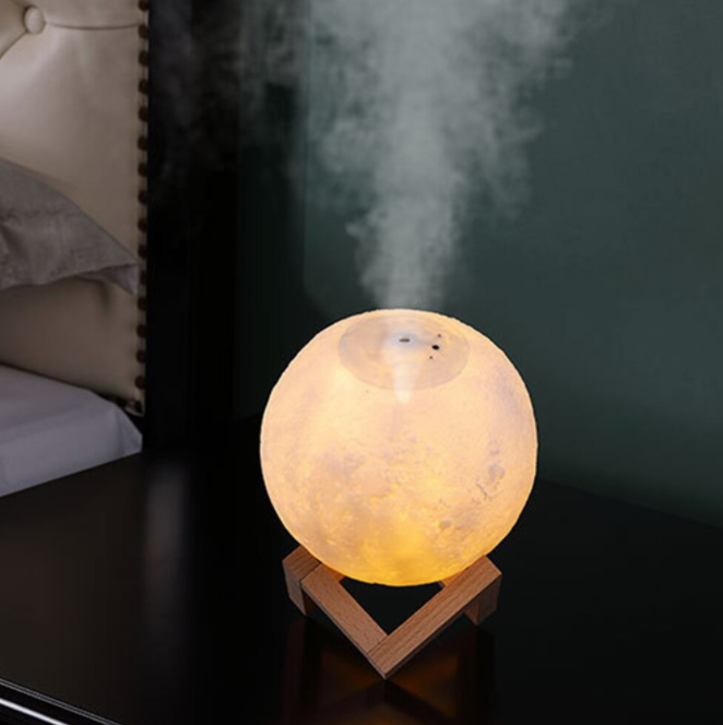 Aroma Diffuser mit Licht Mondlampe