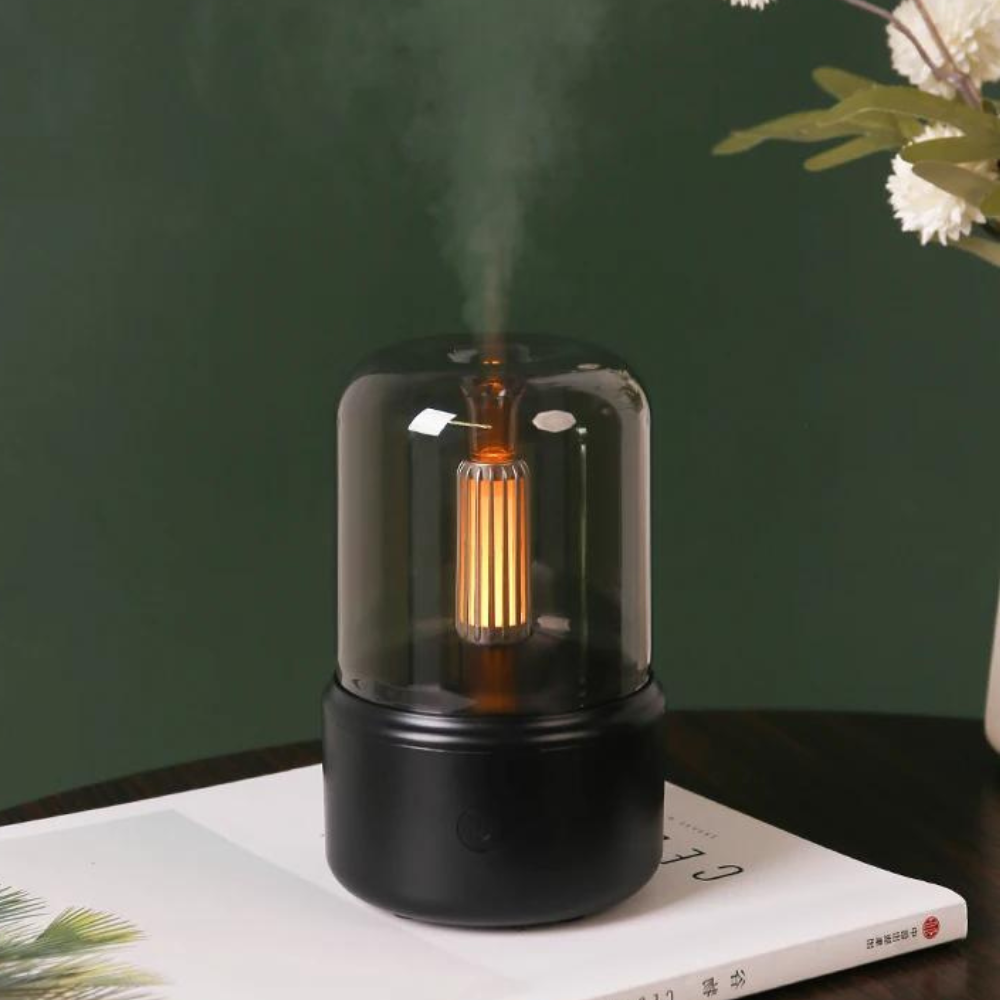 Aroma Diffuser Nachtlicht Schwarz
