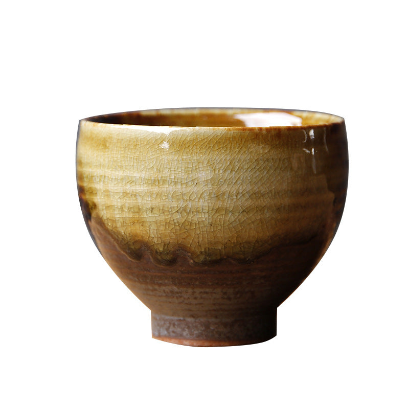 Ausgefallene Teetassen Ofenwandlung Braun Vintage Gaiwan